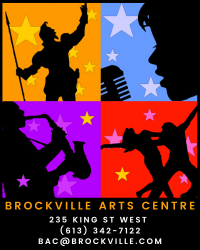 poster for Brockville Arts Centre Donation
